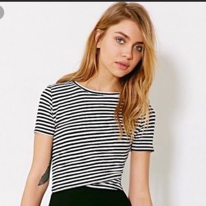 Striped crop top